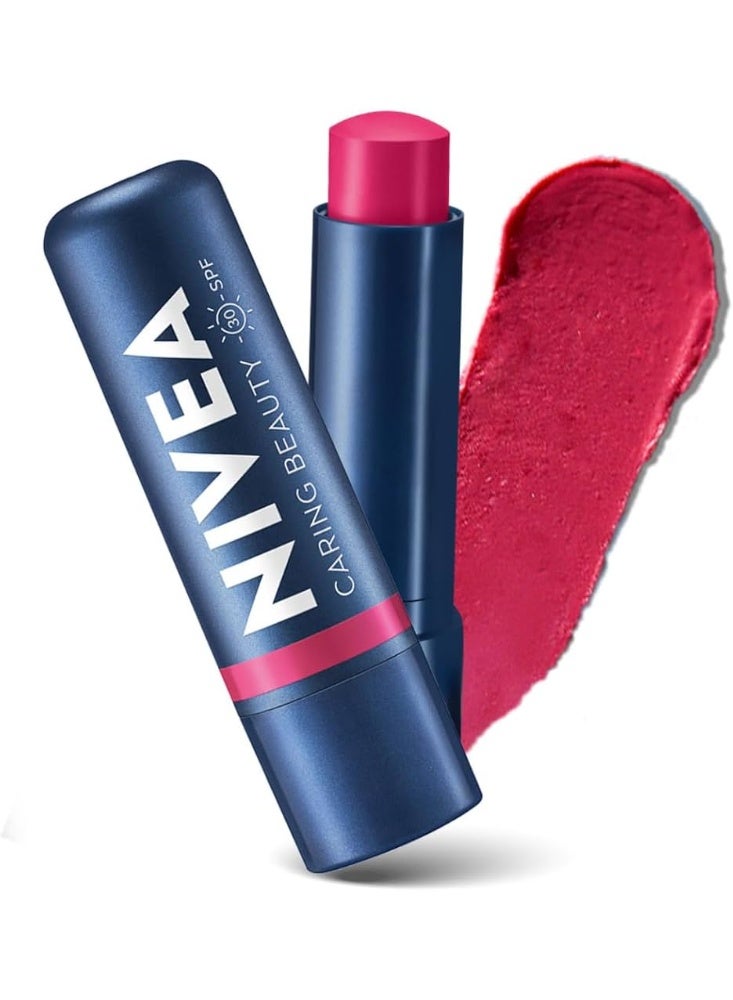 NIVEA Lip Caring Beauty Pink Lip Balm4.8g | Lip & Cheek Tint with SPF 30 (Pack of 2) - Image 4